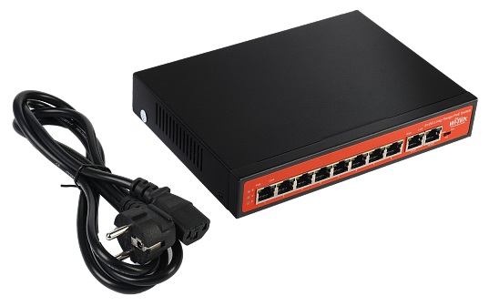 WI-PS210G коммутатор неуправляемый Wi-Tek PoE 