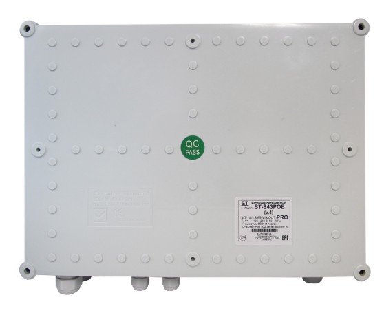 ST-S43POE (4G/1G/1S/65W/А/OUT) PRO (версия 4) сетевой PoE коммутатор Space Technology