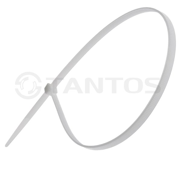 Хомут nylon 300x3,6 мм белый (100 шт/уп) Tantos