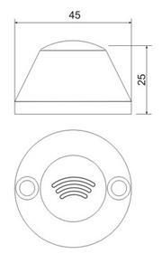 CP-Z-2 ( мод.MF-I) накладной cчитыватель proximity карт