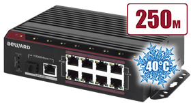 STP-811HPv2 коммутатор неуправляемый Beward