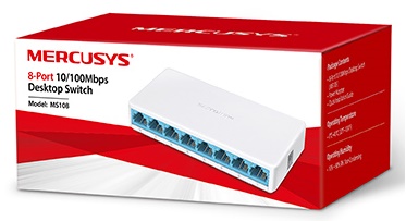 MS108 Mercusys Коммутатор 8x100Mb неуправляемый
