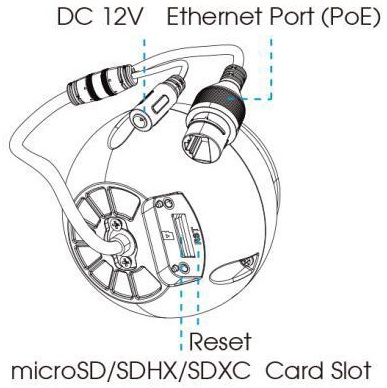 SV2012DZ купольная уличная IP-камера со встроенным микрофоном Beward