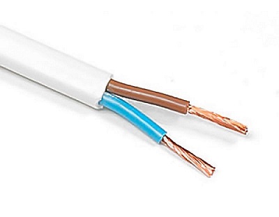 ШВВП 2х0,5 Кабель, провод с многопроволочными 2 жилами с поливинилхлоридной изоляцией, ; номинальное напряжение: 0,66 кВ; -40 до +50 оС.