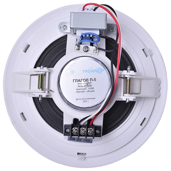 Глагол П-5 оповещатель охранно-пожарный, речевой, потолочный, встраиваемый