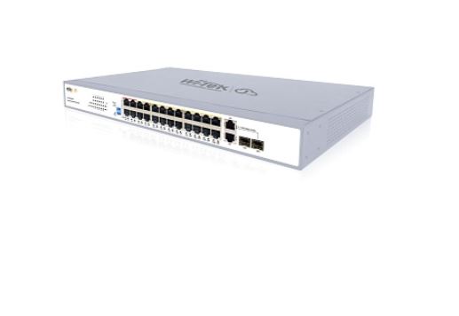 WI-PCES226GF коммутатор настраиваемый PoE 280Вт, 24FE PoE + 2Combo GE/SFP, Easy Smart Wi-Tek