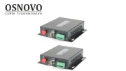 OSNOVO - Передача сигналов от видеокамер (5Mp) по оптическому волокну на 20 км