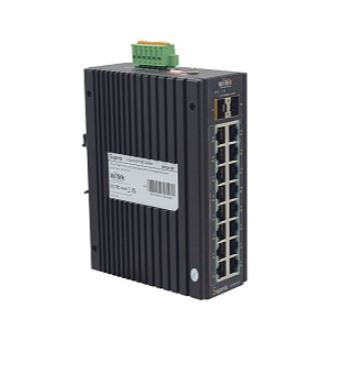 SP3018F коммутатор промышленный неуправляемый, PoE, 16GE+2SFP Wi-Tek