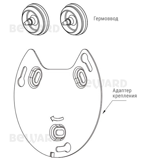SV3210DB (3,6 мм) уличная купольная IP-камера видеонаблюдения со встроенным микрофоном Beward