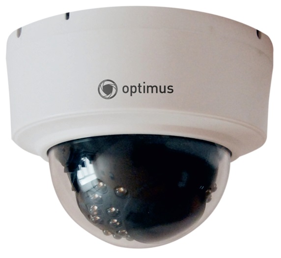 IP-S022.1(2.8)MP купольная внутренняя IP-камера видеонаблюдения Optimus