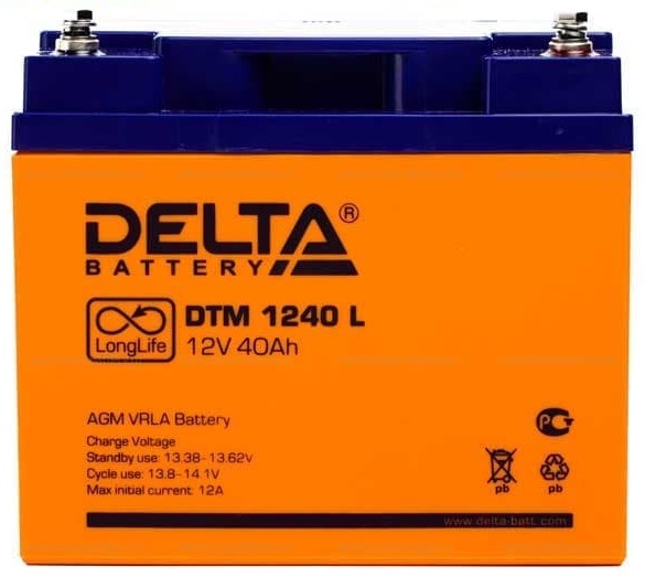 Аккумулятор Delta DTM 1240 L