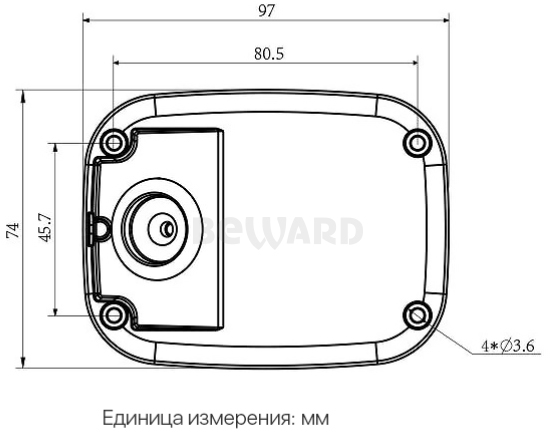 SV3210RCB (2.8 мм) уличная цилиндрическая IP-камера видеонаблюдения Beward