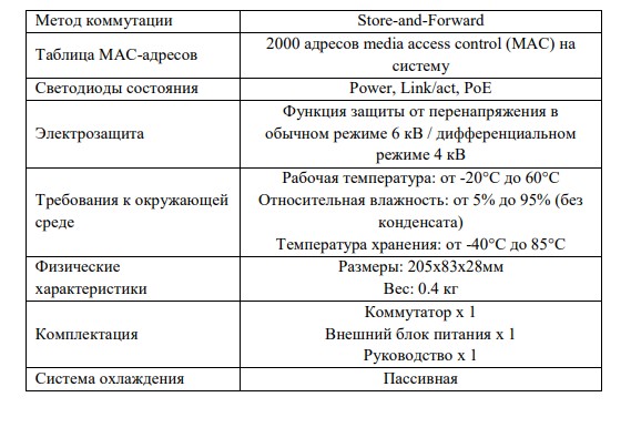 U1E-8F/2G_V.1 неуправляемый PoE-коммутатор Optimus