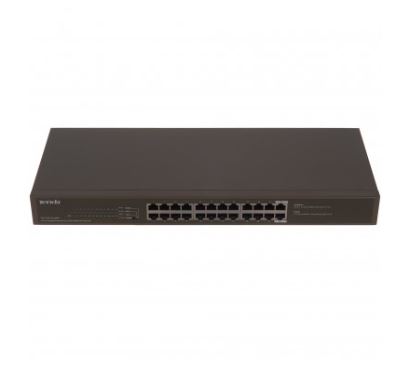 TEG1124P-24-250W 24-портовый неуправляемый коммутатор с поддержкой PoE Тип и напряжение питания: AC 100-240В/50-60Гц