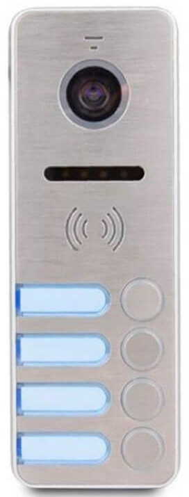 iPanel 2 (Metal) цветная вызывная панель видеодомофона на 4 абонента