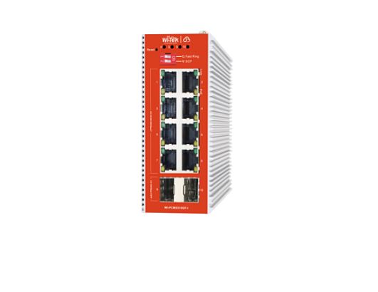 WI-PCMS310GF-I v2 коммутатор промышленный управлямый L2+, PoE 120 Вт, 8GE+2SFP Wi-Tek