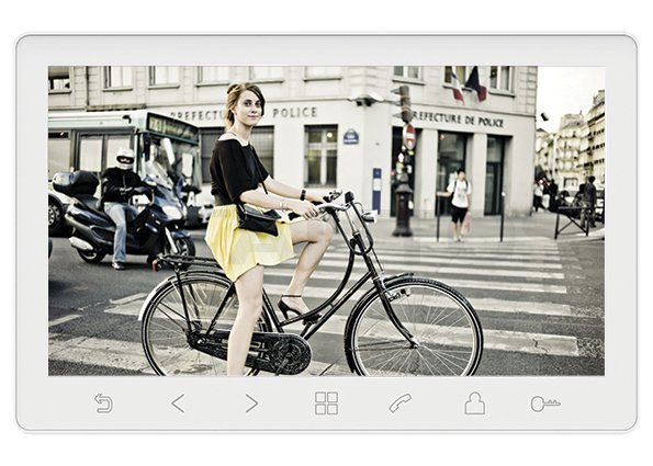 Amelie Slim (White) HD SE видеодомофон Tantos