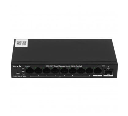 TEG2210P-8-120W 8-портовый облачный коммутатор PoE Tenda