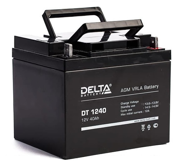 Аккумулятор Delta DT 1240 (12V / 40Ah)