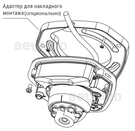 SV2012DM (2,8 мм) купольная уличная IP-камера со встроенным микрофоном Beward