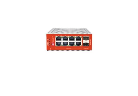 WI-PCMS310GF-I коммутатор промышленный L2 PoE, порты 8GE PoE, 2SFP, Cloud, Wi-Tek