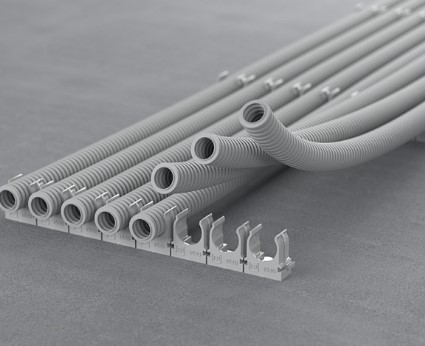 Новинка! Крепеж-клипса для труб для прямого монтажа на 8 мест