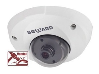B1210DM (2,8) антивандальная уличная купольная всепогодная IP-камера видеонаблюдения Beward