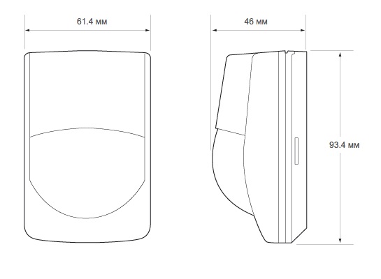RXC-ST извещатель охранный объемный оптико-электронный