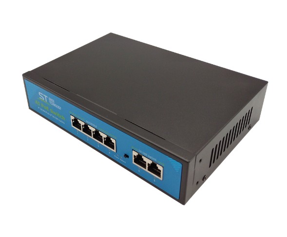 ST-S140POE (2М/100W/А) PRO резервируемый сетевой PoE коммутатор Space Technology