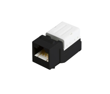 NMC-KJUE2-FT-BK Модуль-вставка NIKOMAX типа Keystone, Кат.6 неэкранированный, черный 
