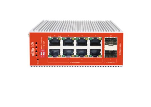WI-PCMS310GF-I v2 коммутатор промышленный управлямый L2+, PoE 120 Вт, 8GE+2SFP, Wi-Tek