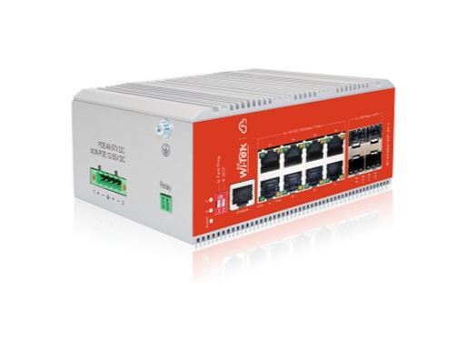 WI-PCMS312GF-BT-I коммутатор промышленный управляемый L2, PoE 460Вт, 8GE+4SFP, Wi-Tek