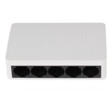 S105 коммутатор – 5 портов 10/100M Fast Ethernet, 5 портов 10/100M RJ45, пластиковый корпус, постоянный ток 5В / 0.6A. Tenda