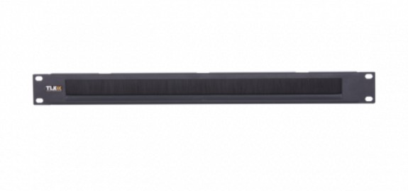 TLK-BRSH-1U-BK щёточный ввод 19" TLK