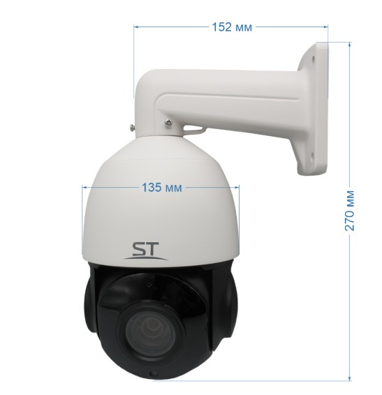 ST-VF2931 PRO FORT 2Мп (5-100mm) уличная поворотная всепогодная IP-камера видеонаблюдения Space Technology
