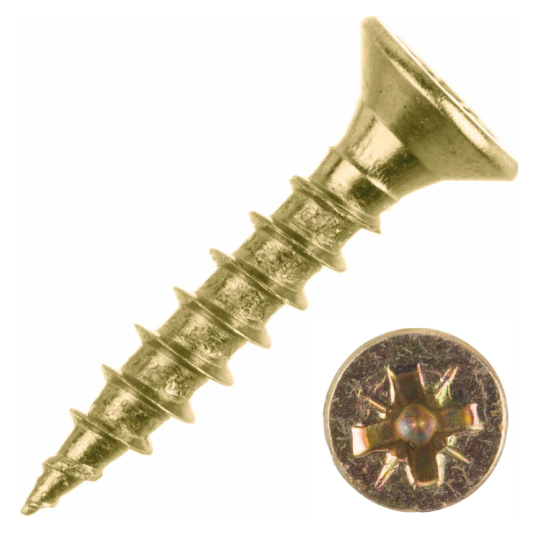 Саморез 3х16 желтый