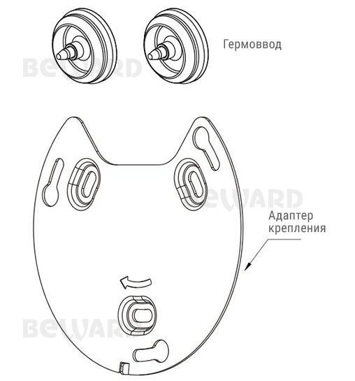SV2005DB уличная купольная всепогодная IP-камера видеонаблюдения с встроенным микрофоном Beward