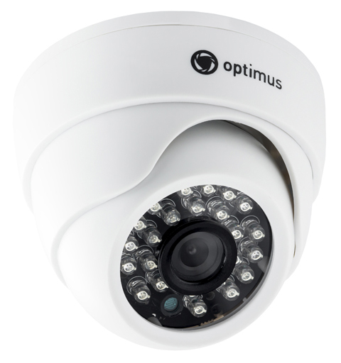 IP-E022.1(2.8)E_V.3 внутренняя купольная IP-камера видеонаблюдения Optimus