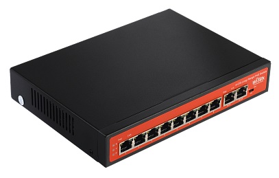 WI-PS210G коммутатор неуправляемый Wi-Tek PoE 