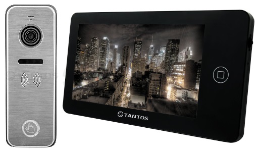 iPanel 2 (Metal) + и NEO (black) комплект видеодомофона Tantos