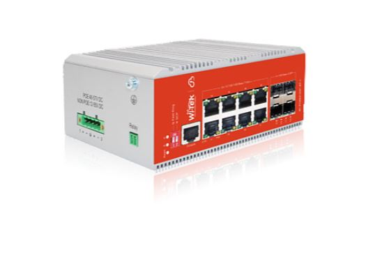 WI-PCMS312GF-BT-I v2 коммутатор промышленный управляемый L2+, PoE 460Вт, 8GE+4SFP Wi-Tek
