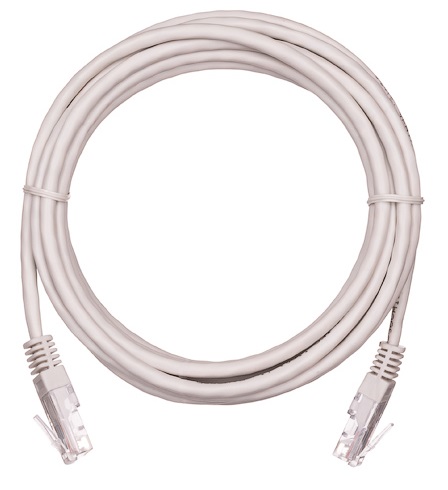 EC-PC4UD55B-015-GY коммутационный шнур (патчкорд) NETLAN U/UTP 4 пары, Кат.5е