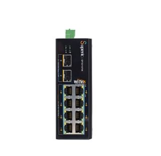 SP3010FM коммутатор промышленный настраиваемый PoE, 8GE+2SFP Wi-Tek