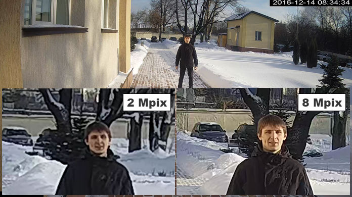 8 Mpix IP видеокамеры rvi