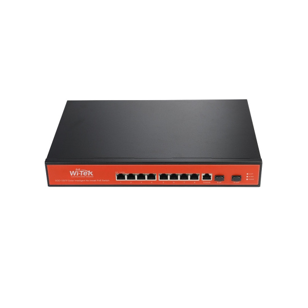 WI-PMS310GF-UPS v2 коммутатор управляемый L2 с функцией UPS,подзарядка от солн.панели 8PoE+2хSFP, SNMP, Wi-Tek