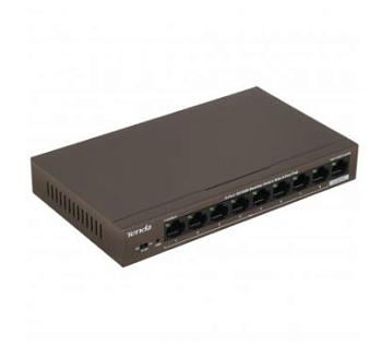TEF1109P-8-63W 9-портовый настольный коммутатор 10/100 Мбит/с с 8-портовым PoE Tenda
