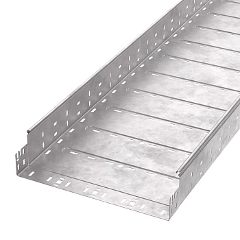 PR16.13208 лоток перфорированный Профи HDZ 400х100х3000 (1,2 мм) (6 м/уп) Промрукав