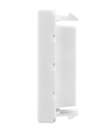 DR-513100 fдаптер 45х45 мм для модуля Keystone, 2 порта, шторки, белый Datarex