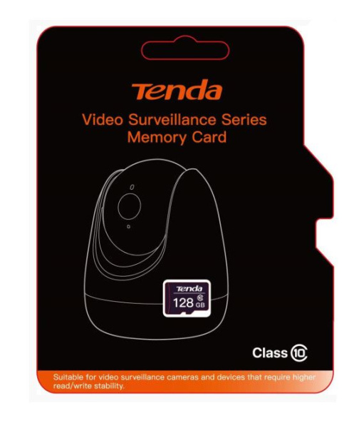 CM128 карта памяти MicroSD Tenda CM128 на 128Гб, 10-й класс, поддержка UHD видео высокой чёткости Tenda
