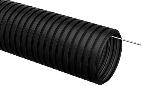 CTG20-50-K02-015-1 труба гофрированная ПНД d=50мм с зондом черная (15м) IEK